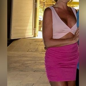 Pink sexy dress